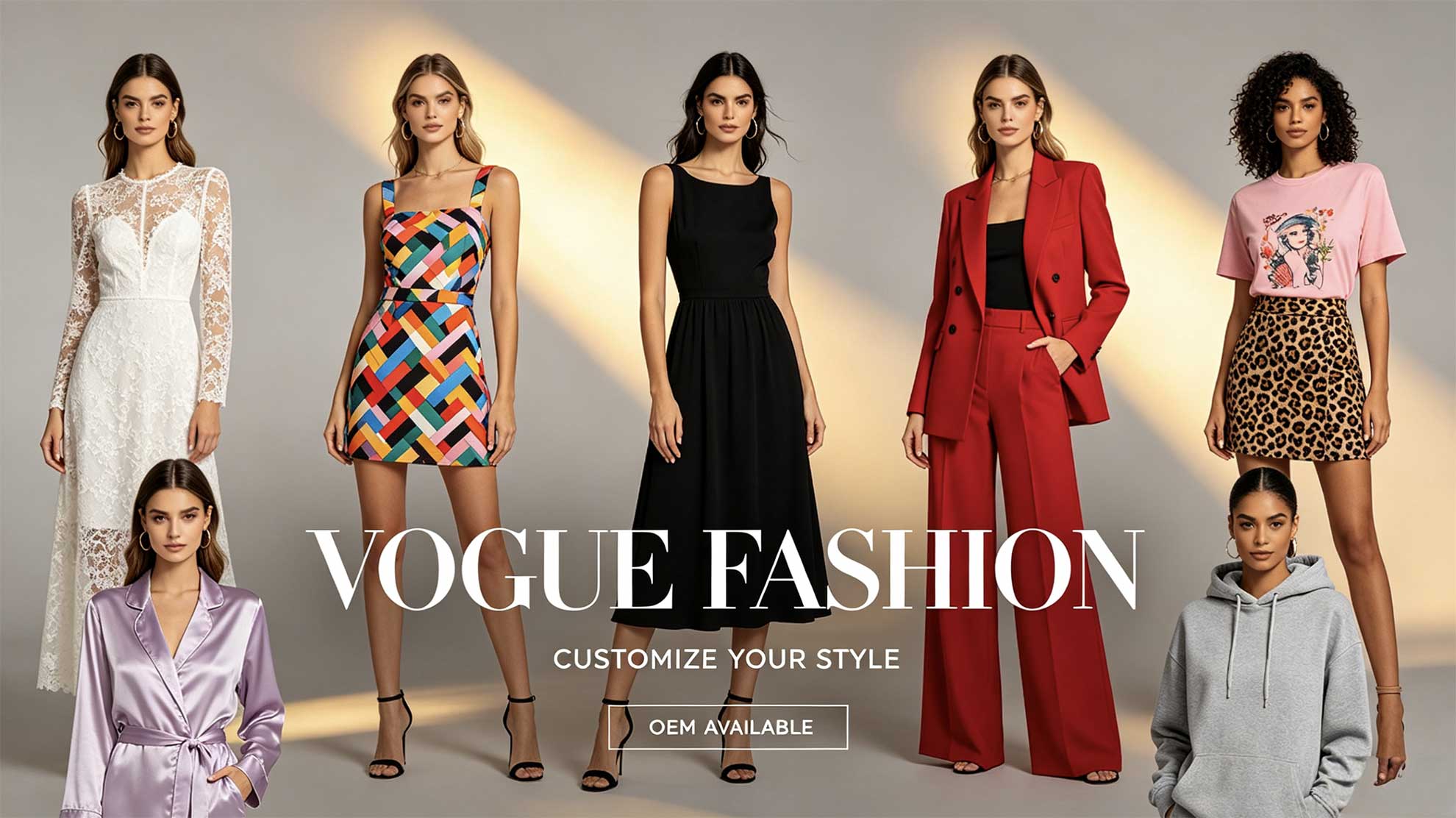 Custom fashion apparel collection