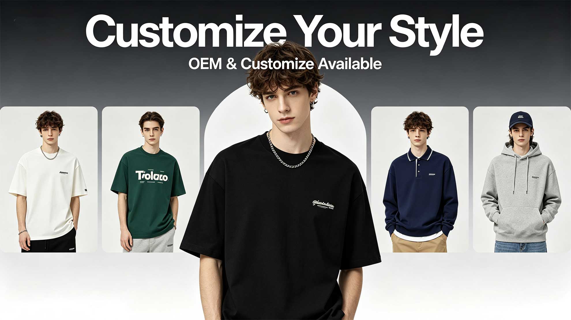 Custom fashion apparel collection