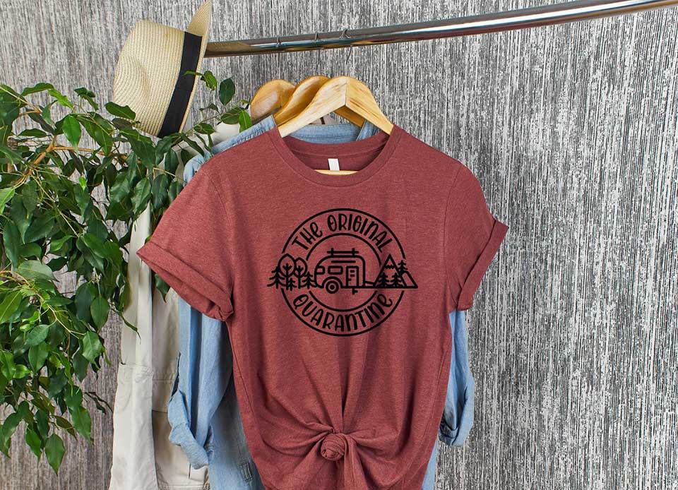 Custom printed T-shirt sample